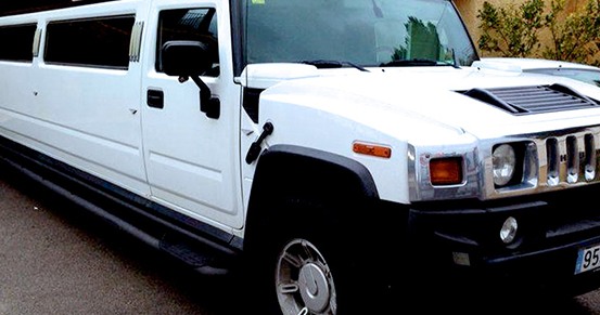 Limusina Hummer Blanca