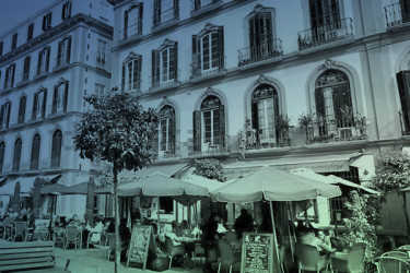 Cena en la Plaza de la Merced de Málaga - destacada