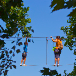 Aventura en los árboles en Madrid