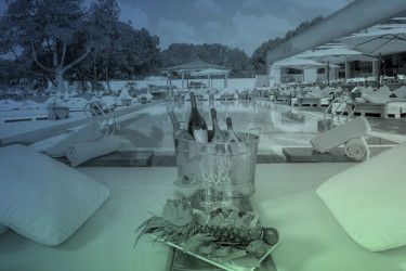 Comida y tardeo en terraza Marazul Mojácar