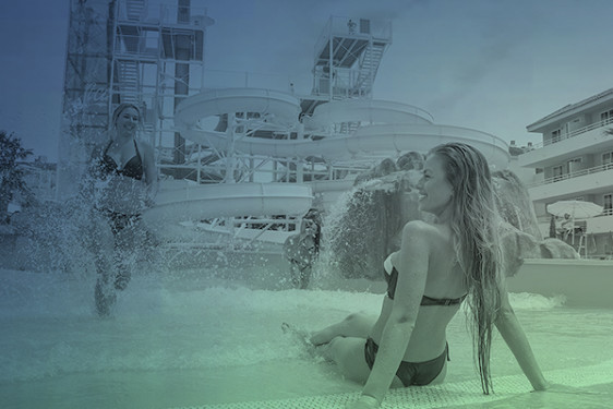 Pack Aguamar y cena en la Playa d’en Bossa en Ibiza