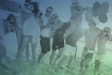 Pack Beach Club con comida,cena y discoteca en Ibiza