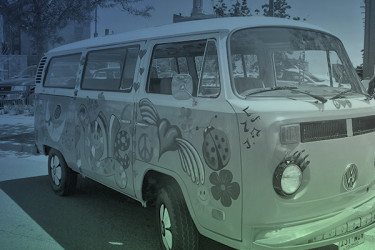 Pack excursión en furgoneta hippie por Ibiza