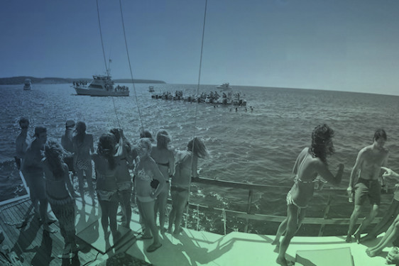 Fiesta en catamarán en Málaga