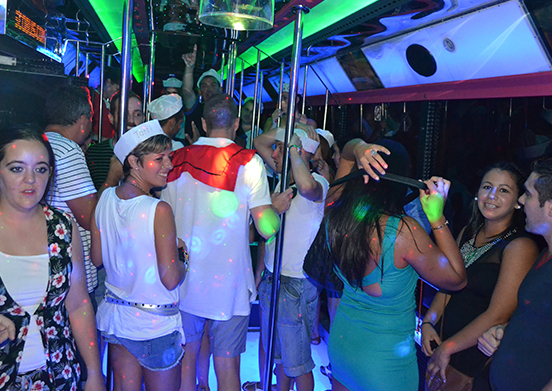 Alquiler de discobús en Málaga