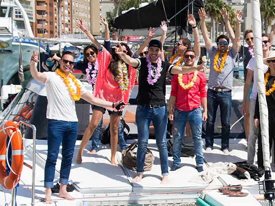 Pack barco y cena en Málaga