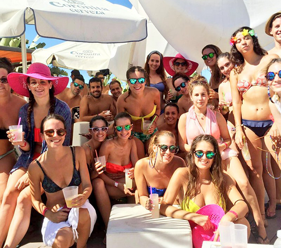 Pack fiesta total en barco en Málaga