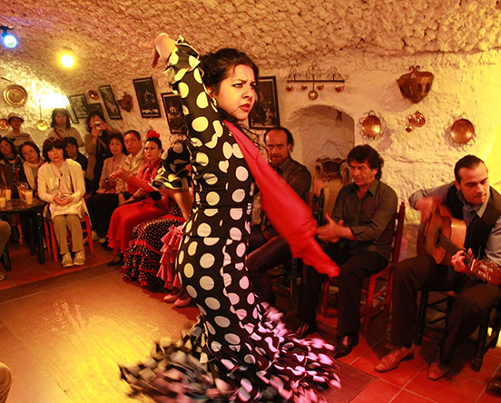 Cena y espectáculo flamenco en Málaga