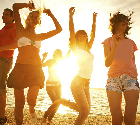 Máxima beach party en Málaga