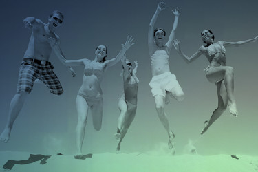 Gymkana beach party en Málaga