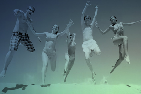 Gymkana beach party en Málaga