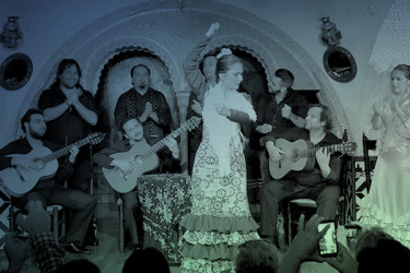 Cena y espectáculo flamenco en Málaga