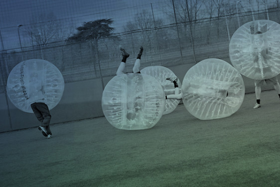 Fútbol burbuja en Málaga