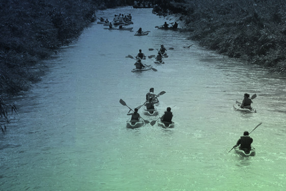 Descenso del Segura en Murcia