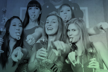 Cena con espectáculo erótico para ellas en Málaga